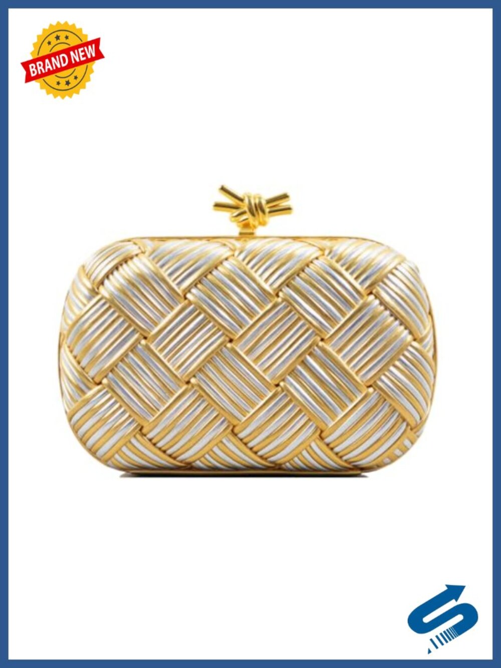 Faux Leather Evening Bag Clutch Crossbody Chain Strap for Party Wedding